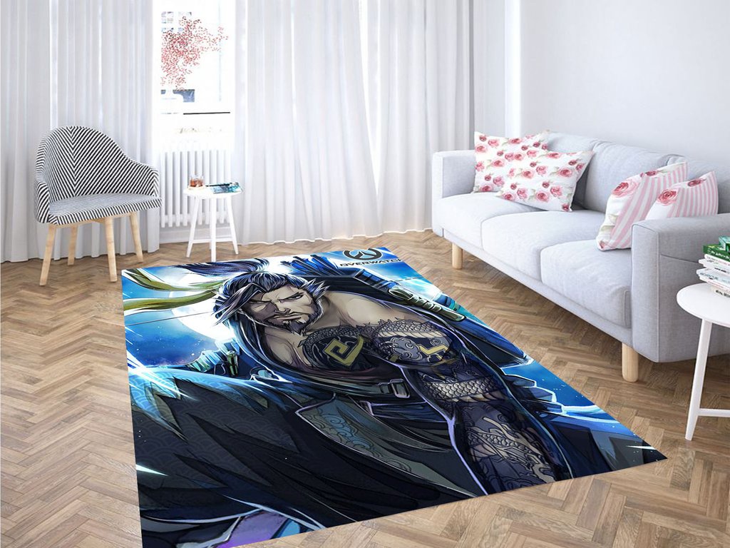 Overwatch Hanzo Living Room Modern Carpet Rug 2 Overwatch Hanzo Living Room Modern Carpet Rug