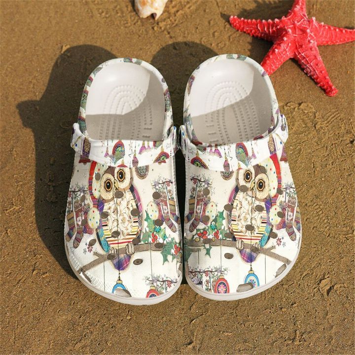 Owl Christmas Crocs Clog Shoes 5 Owl Christmas Crocs Clog Shoes