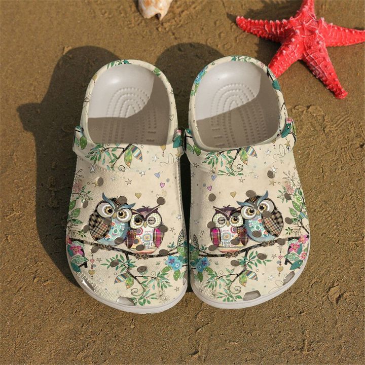 Owl Couple Crocs Clog Shoes 10 Owl Couple Crocs Clog Shoes