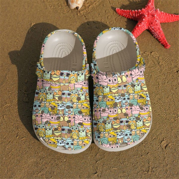 Owl Cute Owls Pattern Crocs Clog Shoes 15 Owl Cute Owls Pattern Crocs Clog Shoes