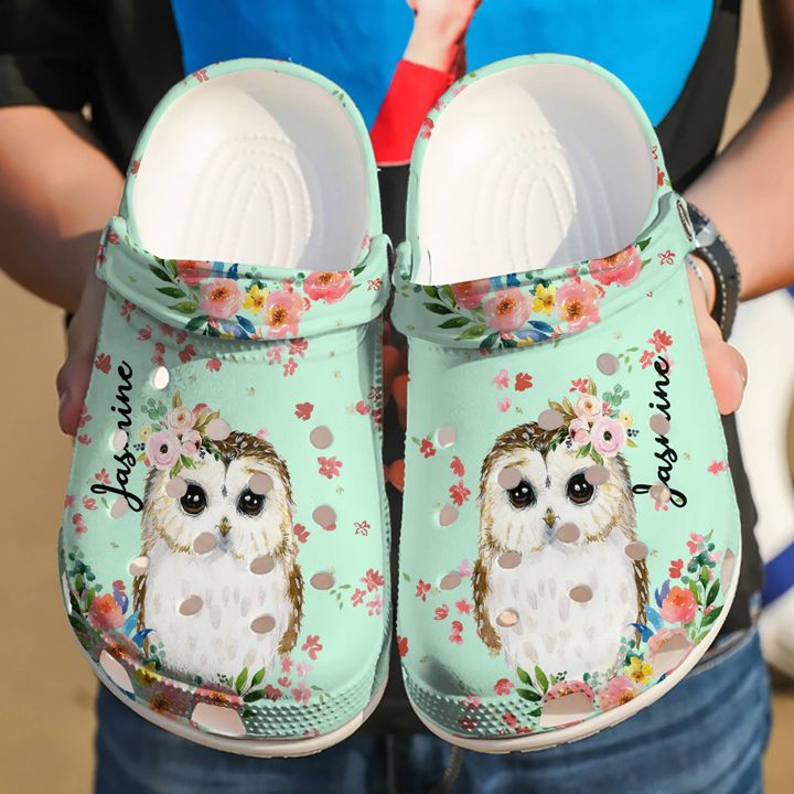 Owl Personalized Lovely Crocs Clog Shoes
