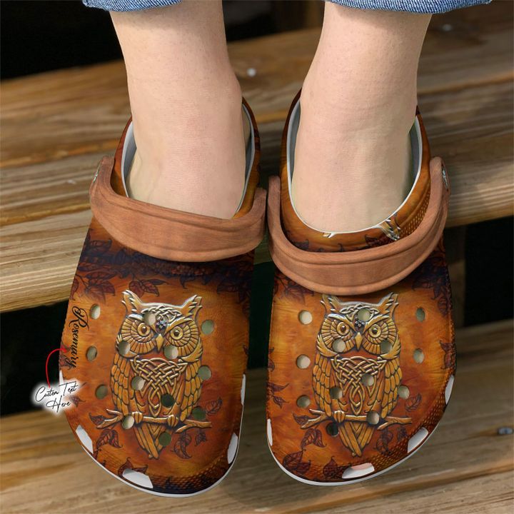 Owl Personalized Crocs Clog Shoes