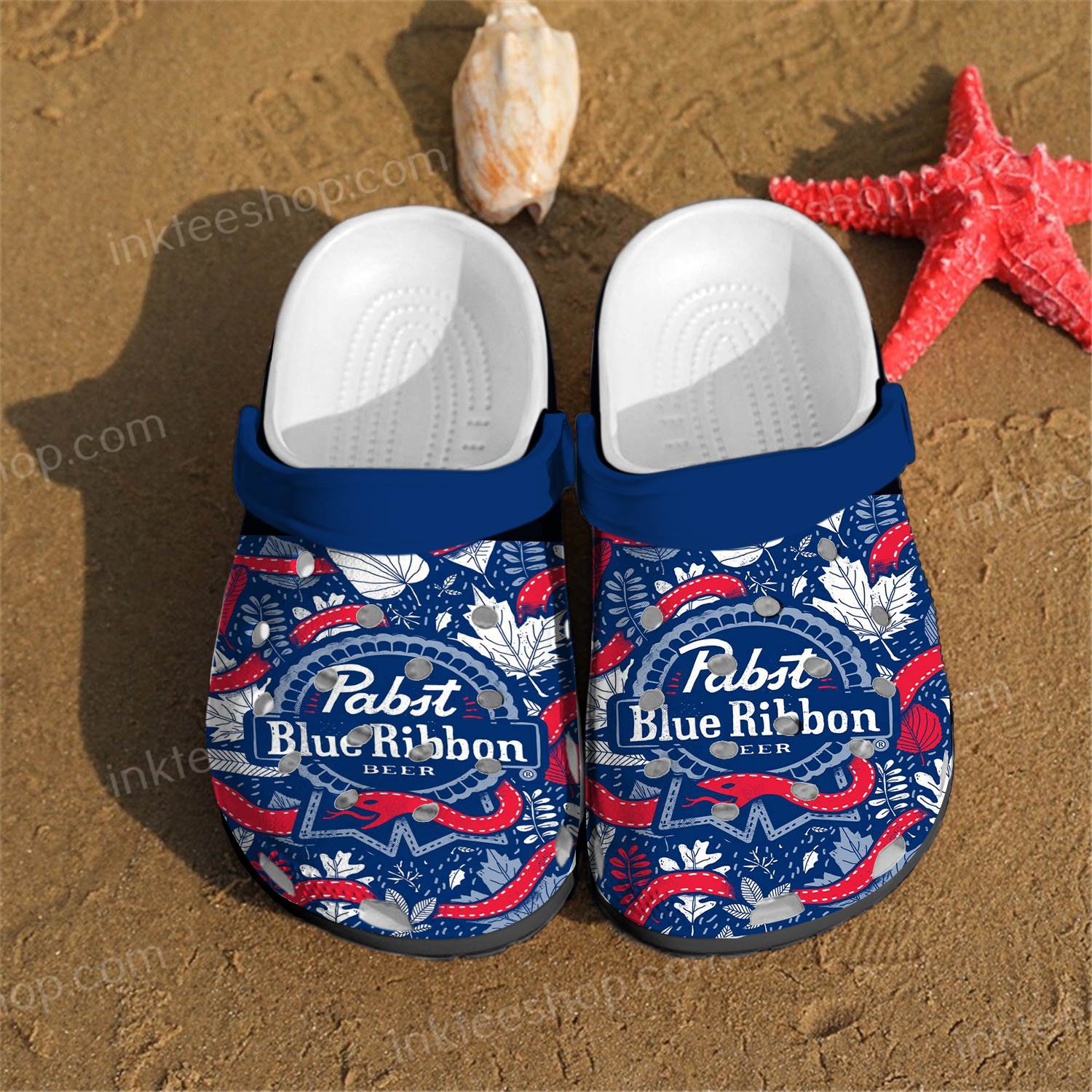 Buy Pabst Blue Ribbon Crocs Clog Shoes