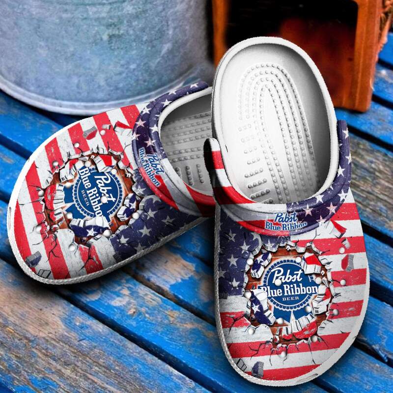 Pabst Ribbon Crocs Clog Shoes 2 Pabst Ribbon Crocs Clog Shoes