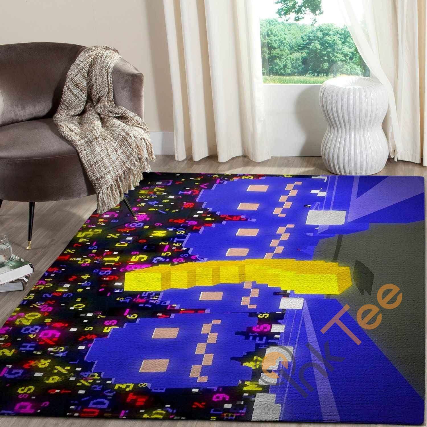 Pacman Area Rug 6 Pacman Area Rug