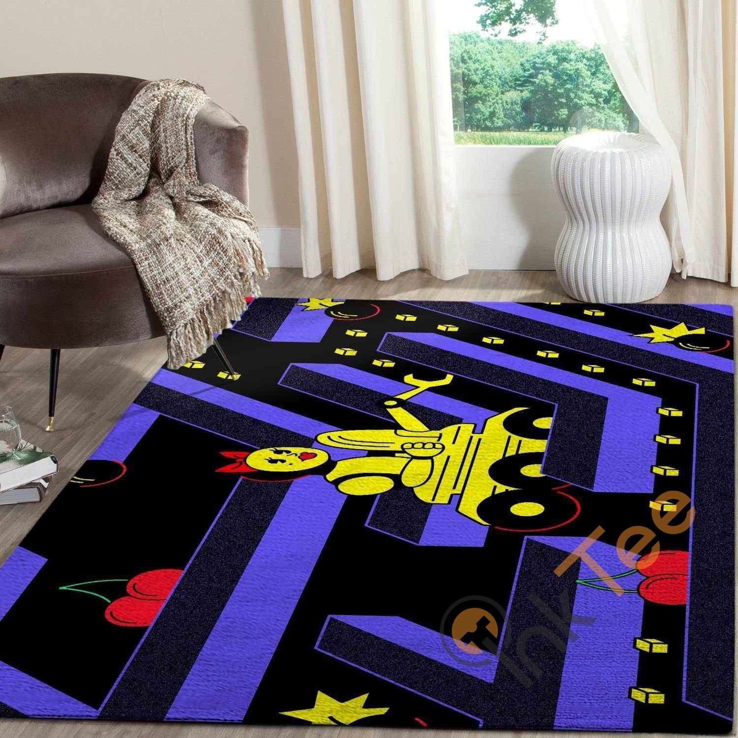 Pacman Area Rug 5 Pacman Area Rug
