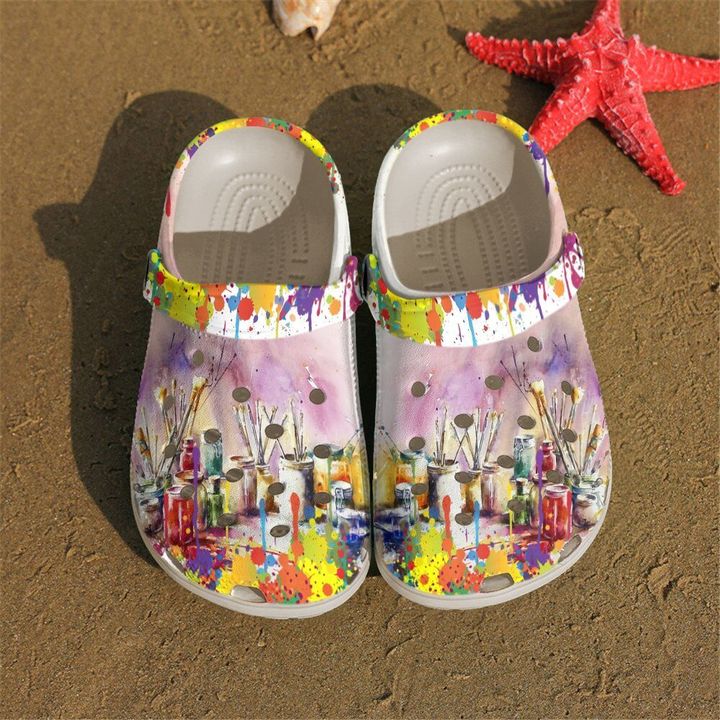 Painting A Work Of Art Crocs Clog Shoes