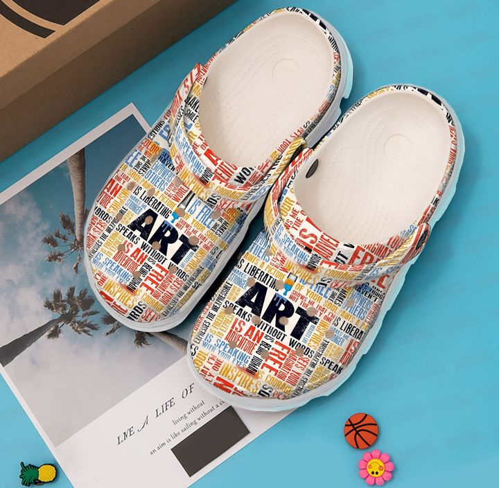 Painting Art Crocs Clog Shoes