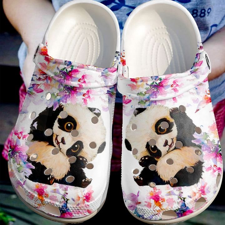 Panda Quirky Pandas Crocs Clog Shoes