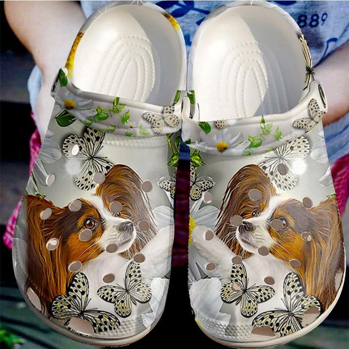 Papillon Daisy Crocs Clog Shoes 13 Papillon Daisy Crocs Clog Shoes