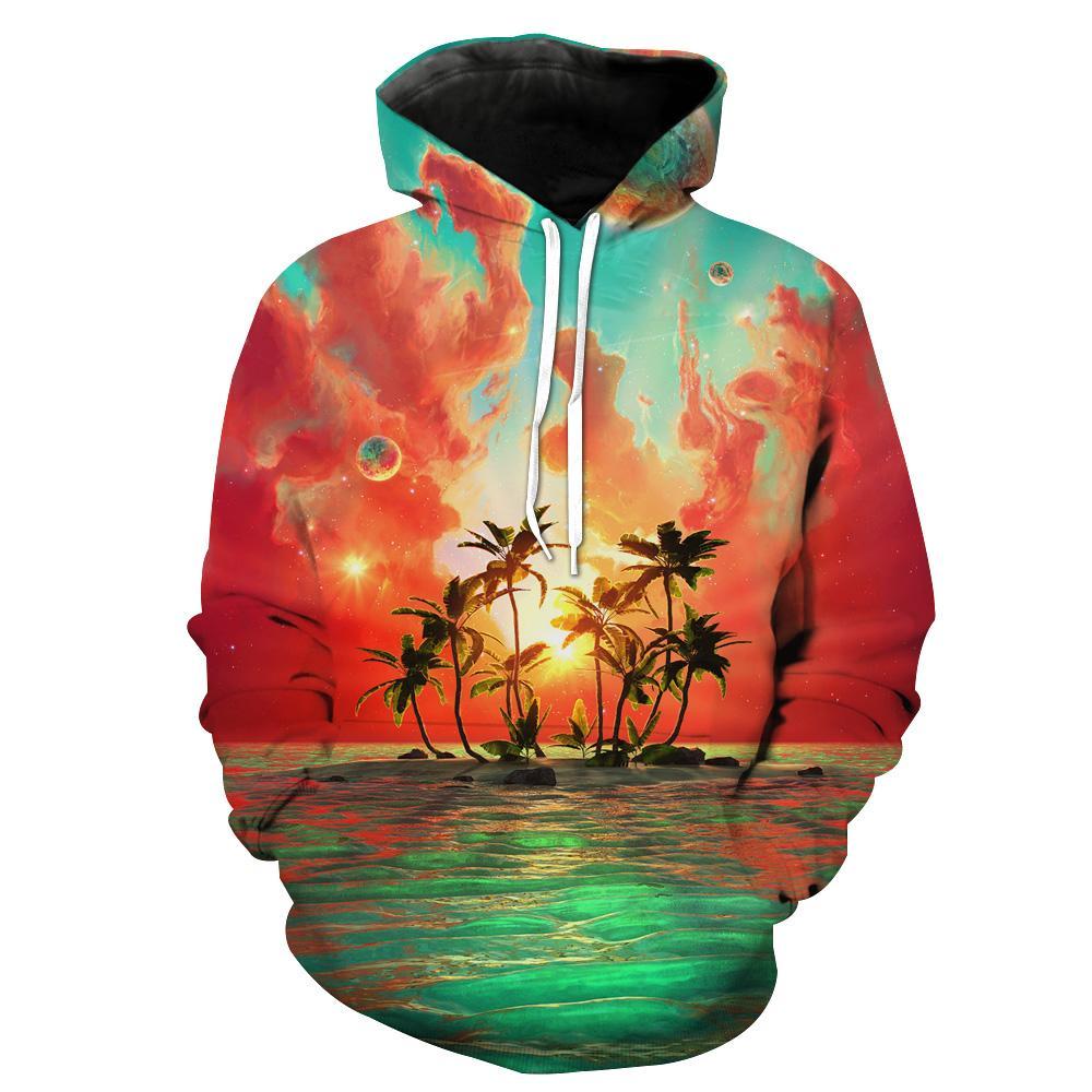 Paradise Island Utopia Epic Hoodie 3D