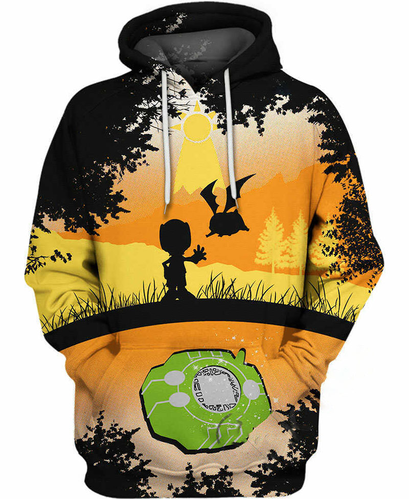 Patamon Digimon Hoodie 3D