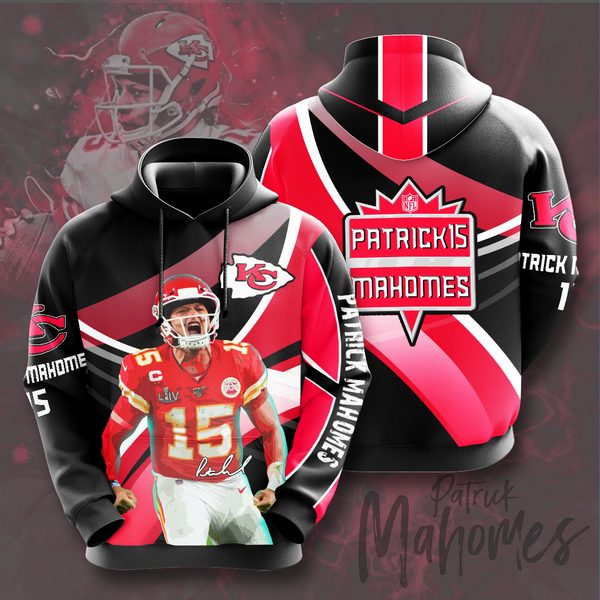 Patrick Mahomes Custom Hoodie 3D 2 Patrick Mahomes Custom Hoodie 3D