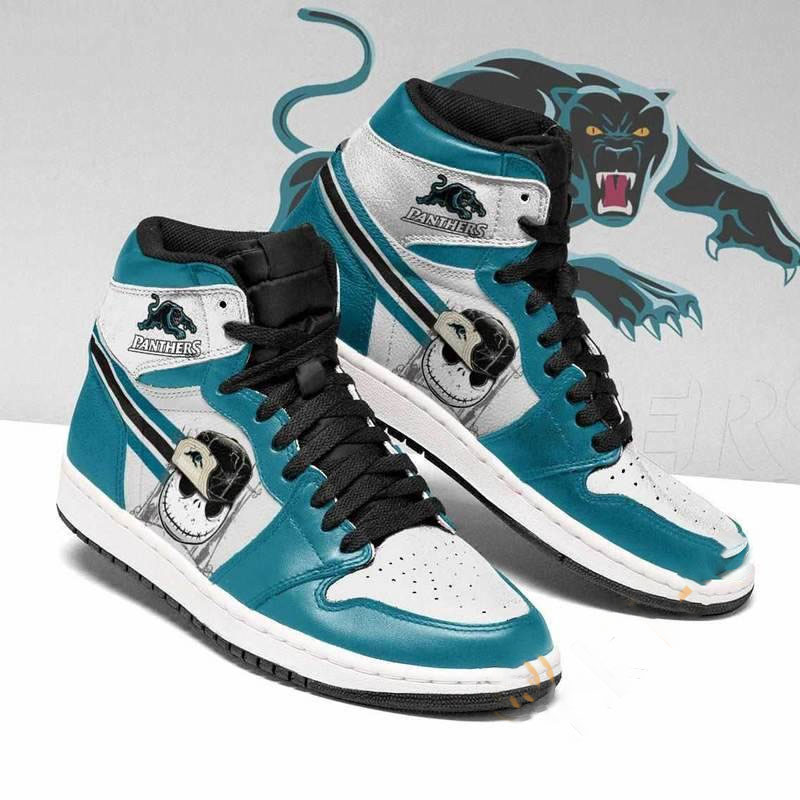 Penrith Panthers Nrl Football Jack Skellington Custom Air Jordan Shoes