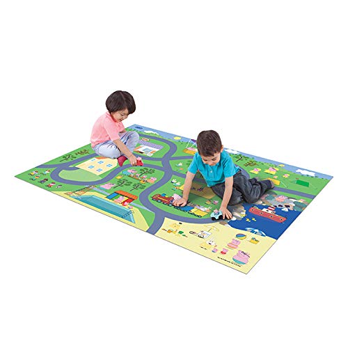 Peppa Pig Playmat With Vehicle Rug