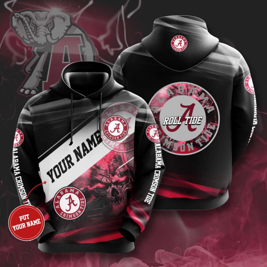 Personalized Alabama Crimson Tide Custom Hoodie 3D