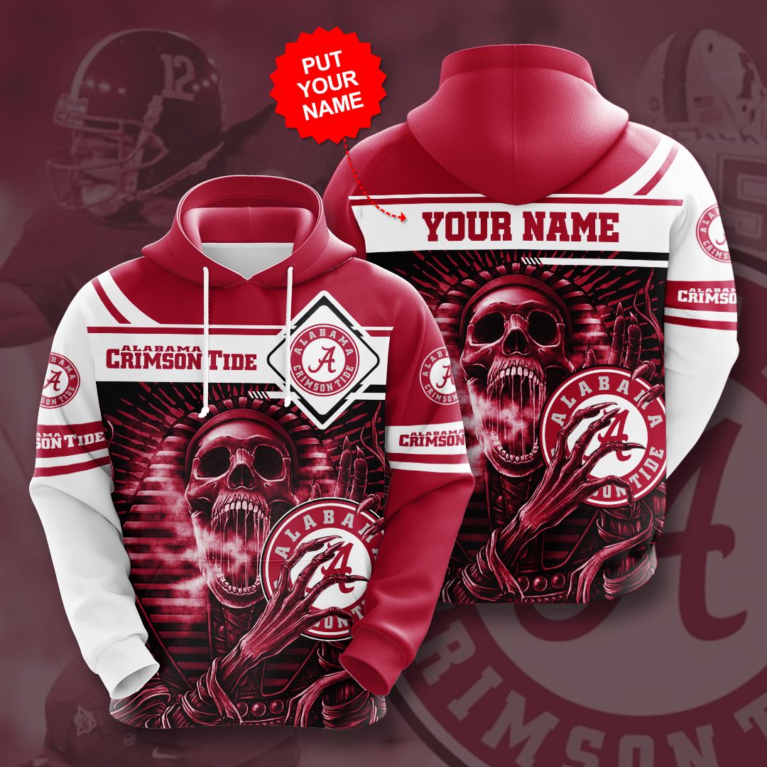 Personalized Alabama Crimson Tide Custom Hoodie 3D