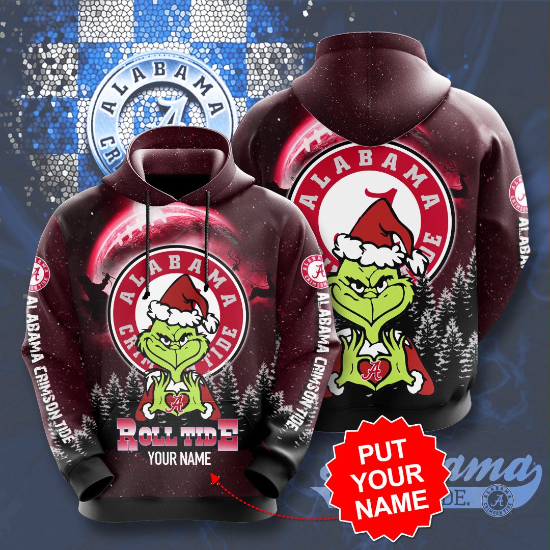 Personalized Alabama Crimson Tide Custom Hoodie 3D