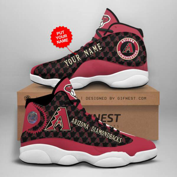 Personalized Arizona Diamondbacks Custom Air Jordan Shoes