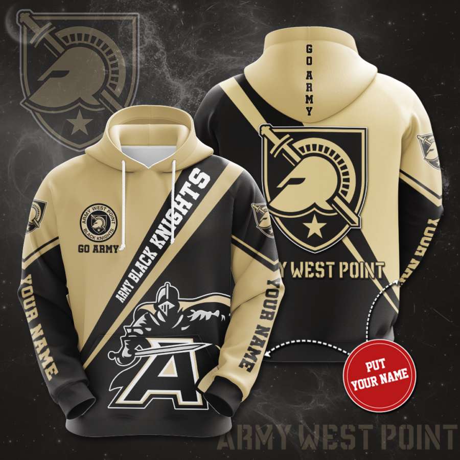 Personalized Army Black Knights Custom Hoodie 3D 1 Personalized Army Black Knights Custom Hoodie 3D