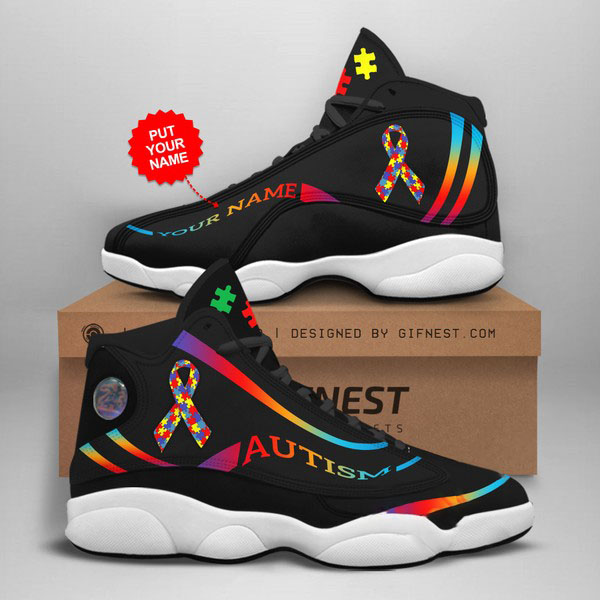 Personalized Autism Awareness Custom Air Jordan Shoes