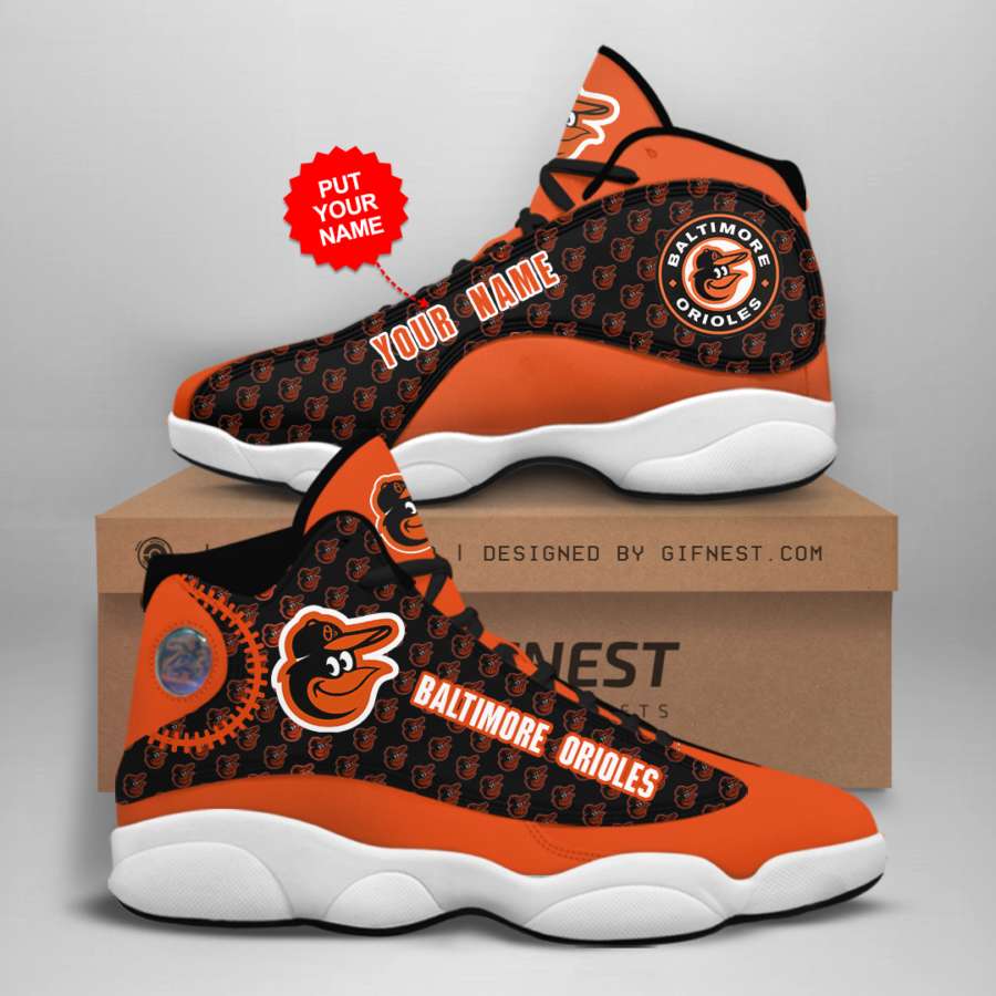 Personalized Baltimore Orioles Custom Air Jordan Shoes
