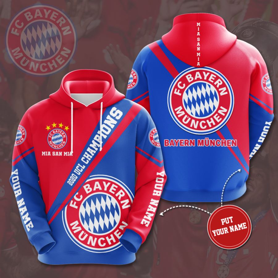Personalized Bayern Mu?nchen Custom Hoodie 3D 4 Personalized Bayern Mu?nchen Custom Hoodie 3D