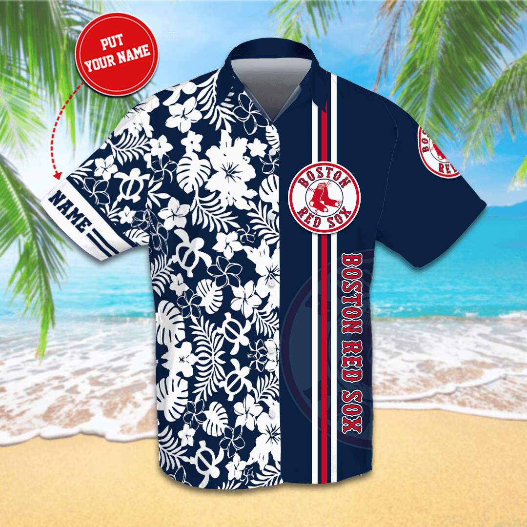 Personalized Boston Red Sox Custom Hawaiian shirts