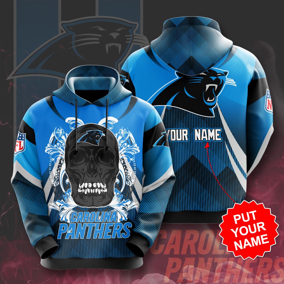 Personalized Carolina Panthers Custom Hoodie 3D 4 Personalized Carolina Panthers Custom Hoodie 3D