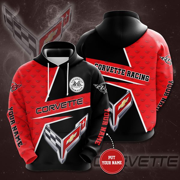 Personalized Chevrolet Corvette Custom Hoodie 3D 1 Personalized Chevrolet Corvette Custom Hoodie 3D