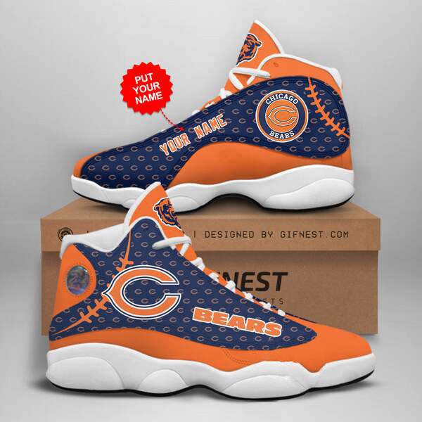 Personalized Chicago Bears Custom Air Jordan Shoes