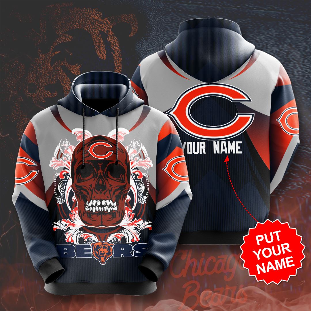 Personalized Chicago Bears Custom Hoodie 3D