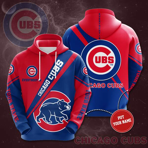 Personalized Chicago Cubs Custom Hoodie 3D