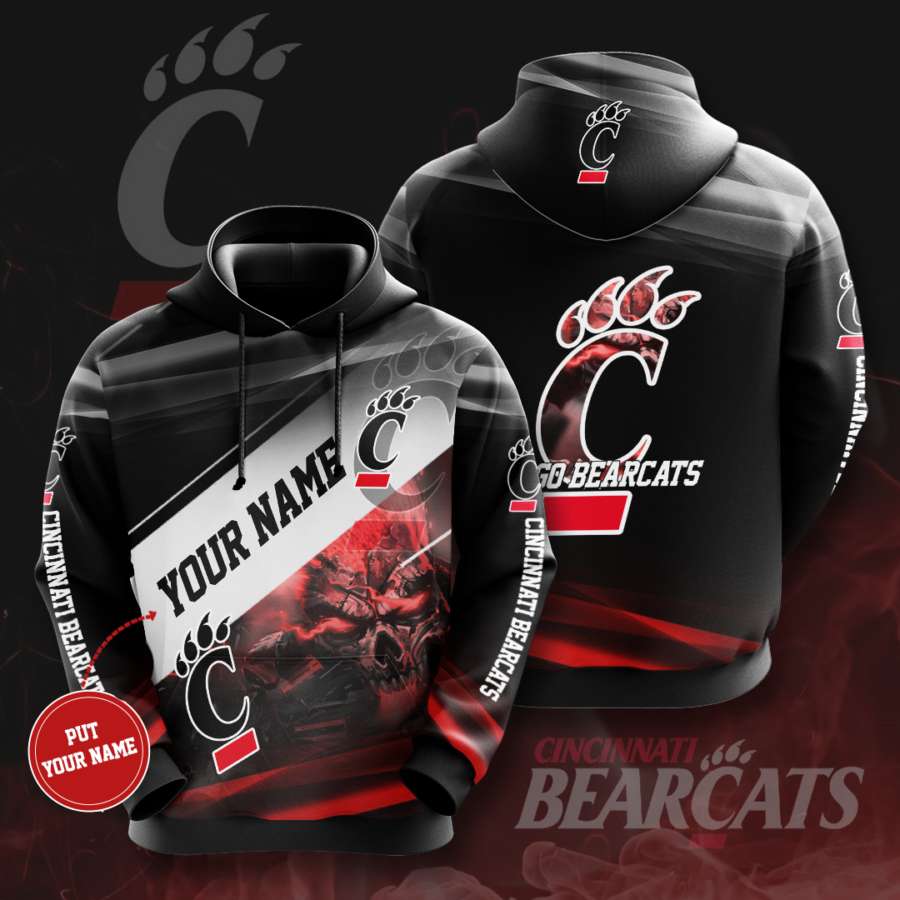 Personalized Cincinnati Bearcats Custom Hoodie 3D 4 Personalized Cincinnati Bearcats Custom Hoodie 3D