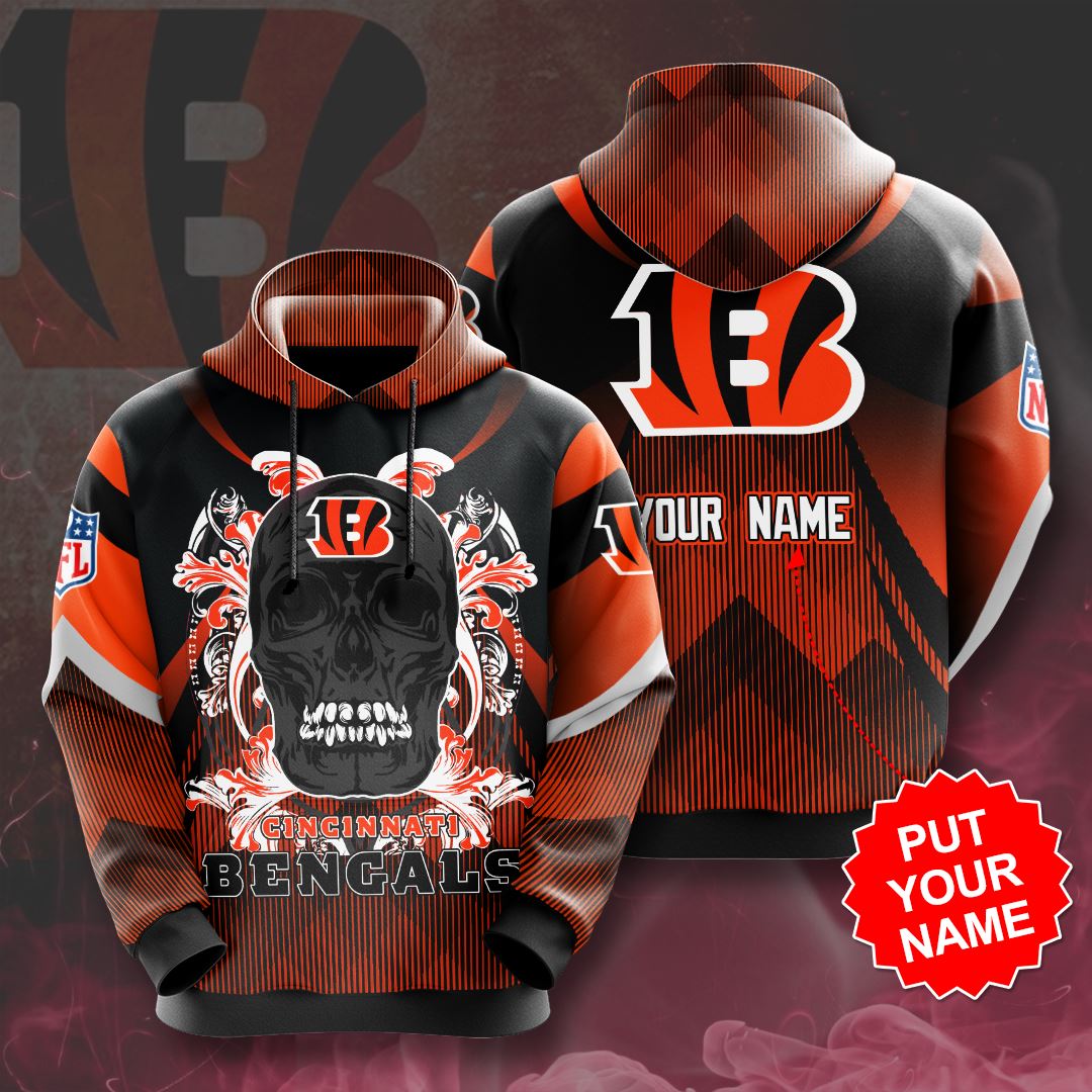 Personalized Cincinnati Bengals Custom Hoodie 3D
