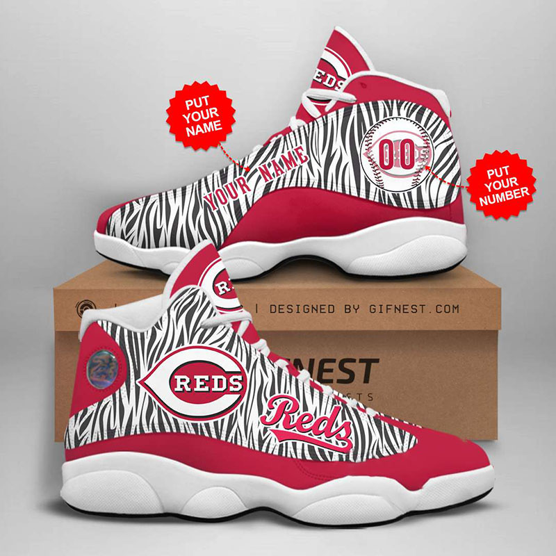 Personalized Cincinnati Reds Custom Air Jordan Shoes