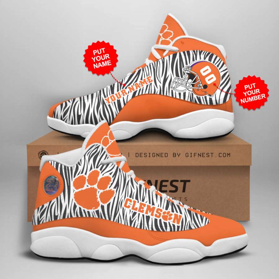 Personalized Clemson Tigers Custom Air Jordan Shoes