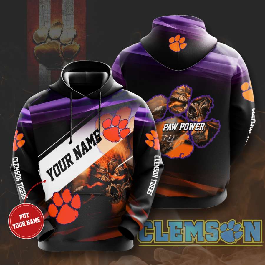 Personalized Clemson Tigers Custom Hoodie 3D