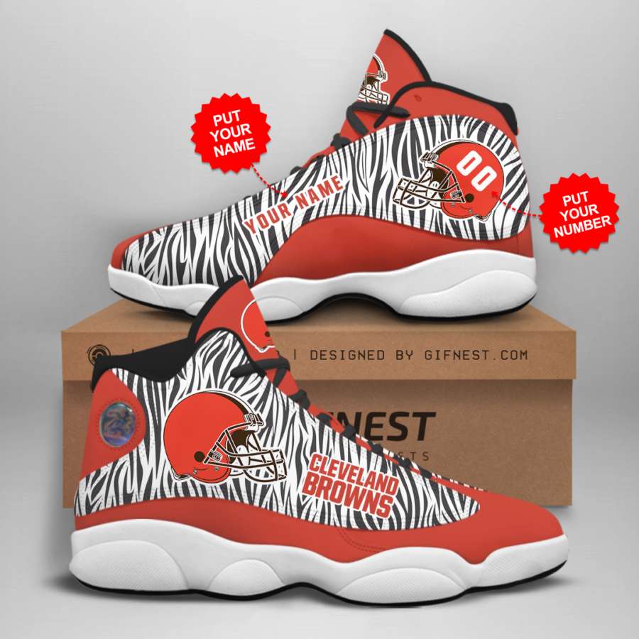 Personalized Cleveland Browns Custom Air Jordan Shoes