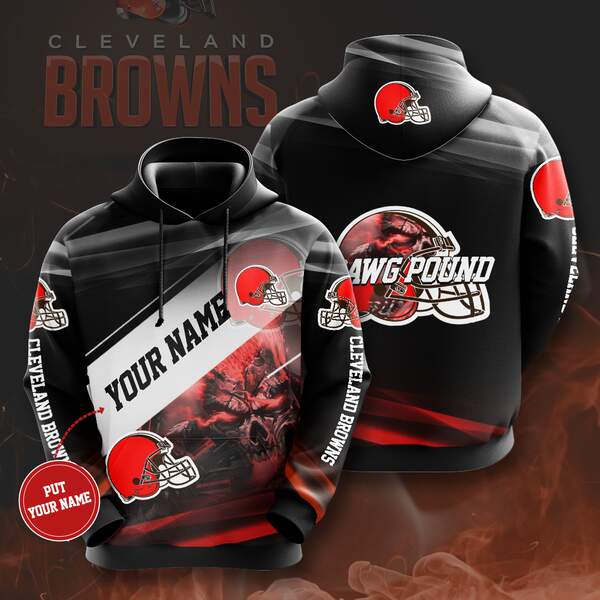 Personalized Cleveland Browns Custom Hoodie 3D 2 Personalized Cleveland Browns Custom Hoodie 3D