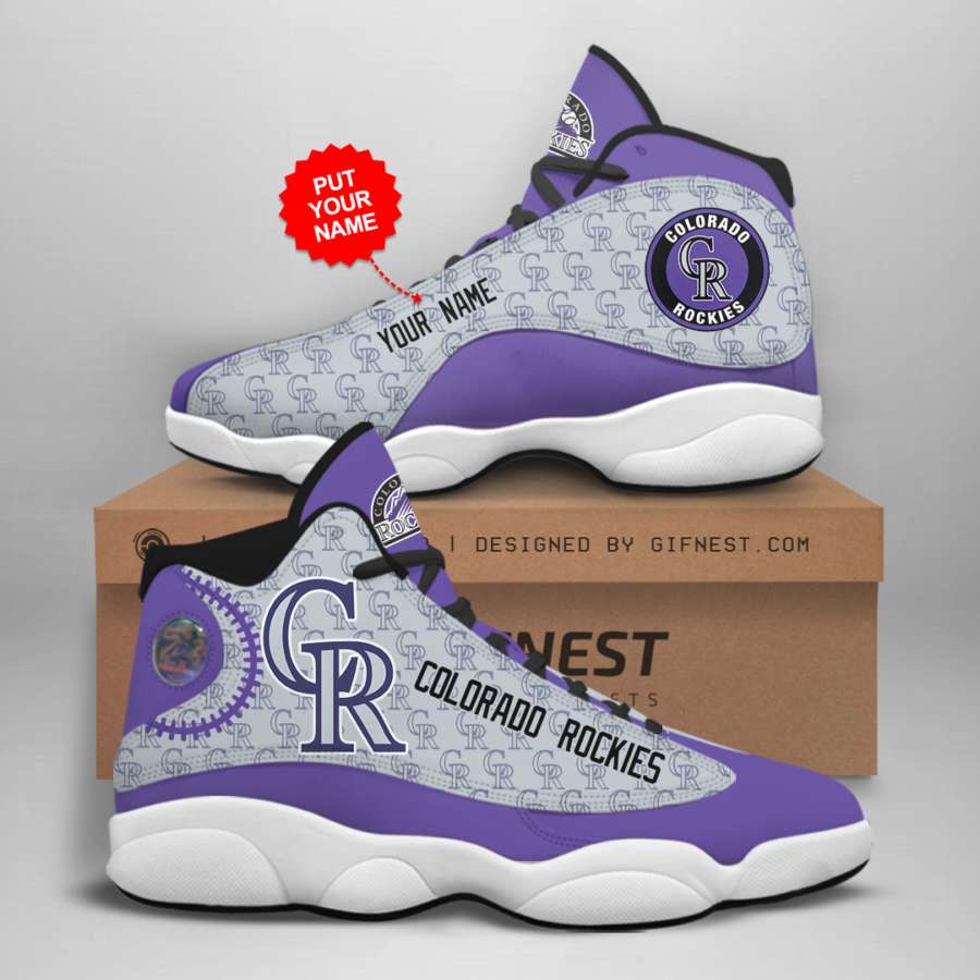 Personalized Colorado Rockie Custom Air Jordan Shoes 1 Personalized Colorado Rockie Custom Air Jordan Shoes