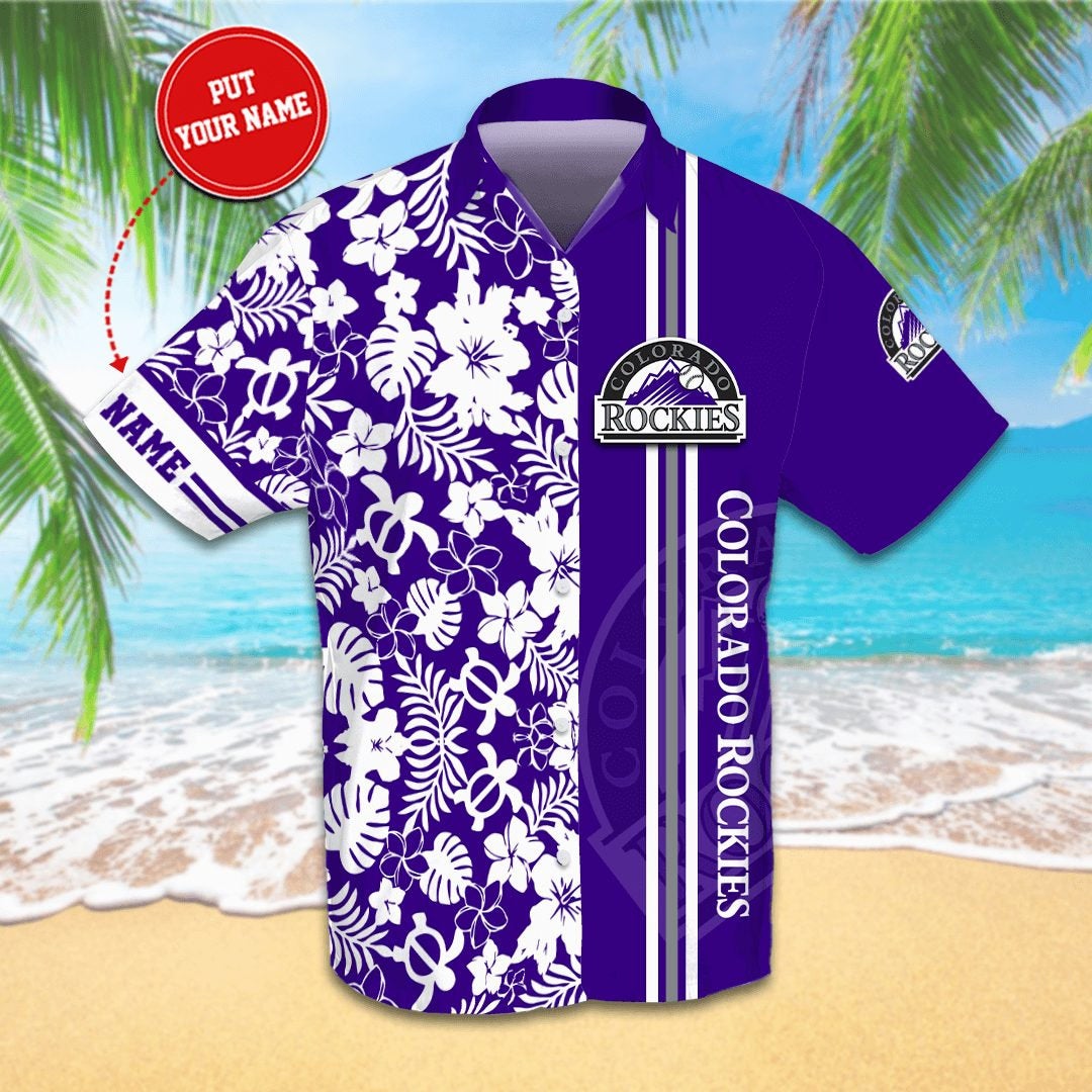 Personalized Colorado Rockies Hawaiian shirts