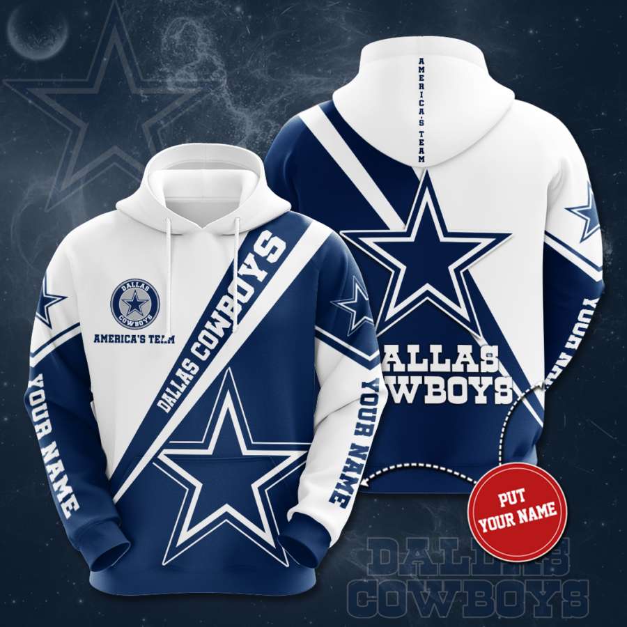 Personalized Dallas Cowboys Custom Hoodie 3D