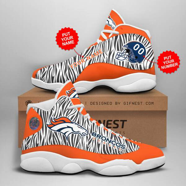 Personalized Denver Broncos Custom Air Jordan Shoes