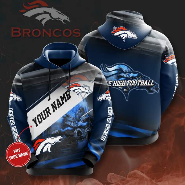 Personalized Denver Broncos Custom Hoodie 3D