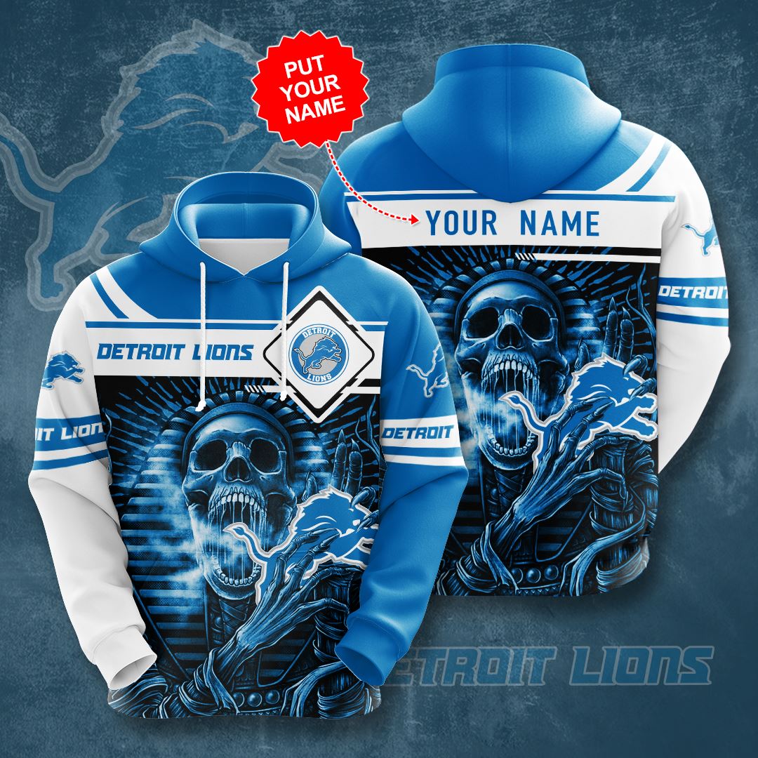 Personalized Detroit Lions Custom Hoodie 3D