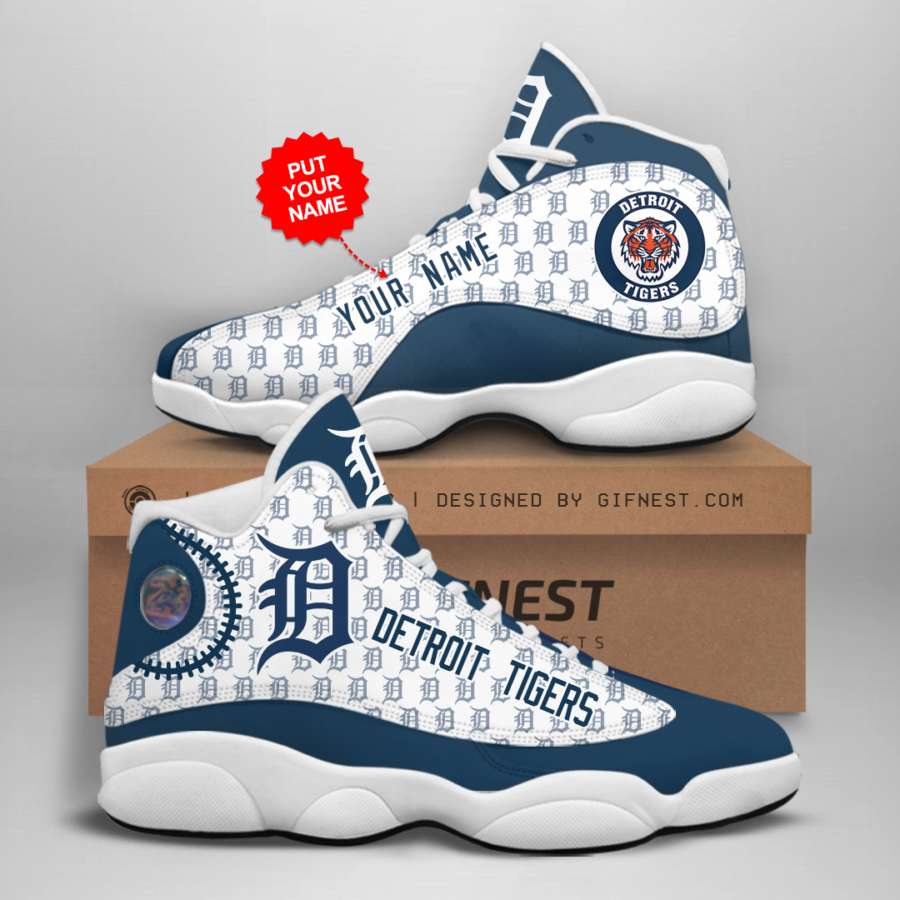 Personalized Detroit Tigers Custom Air Jordan Shoes