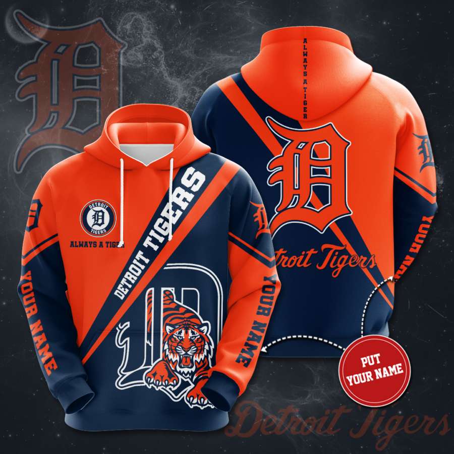 Personalized Detroit Tigers Custom Hoodie 3D