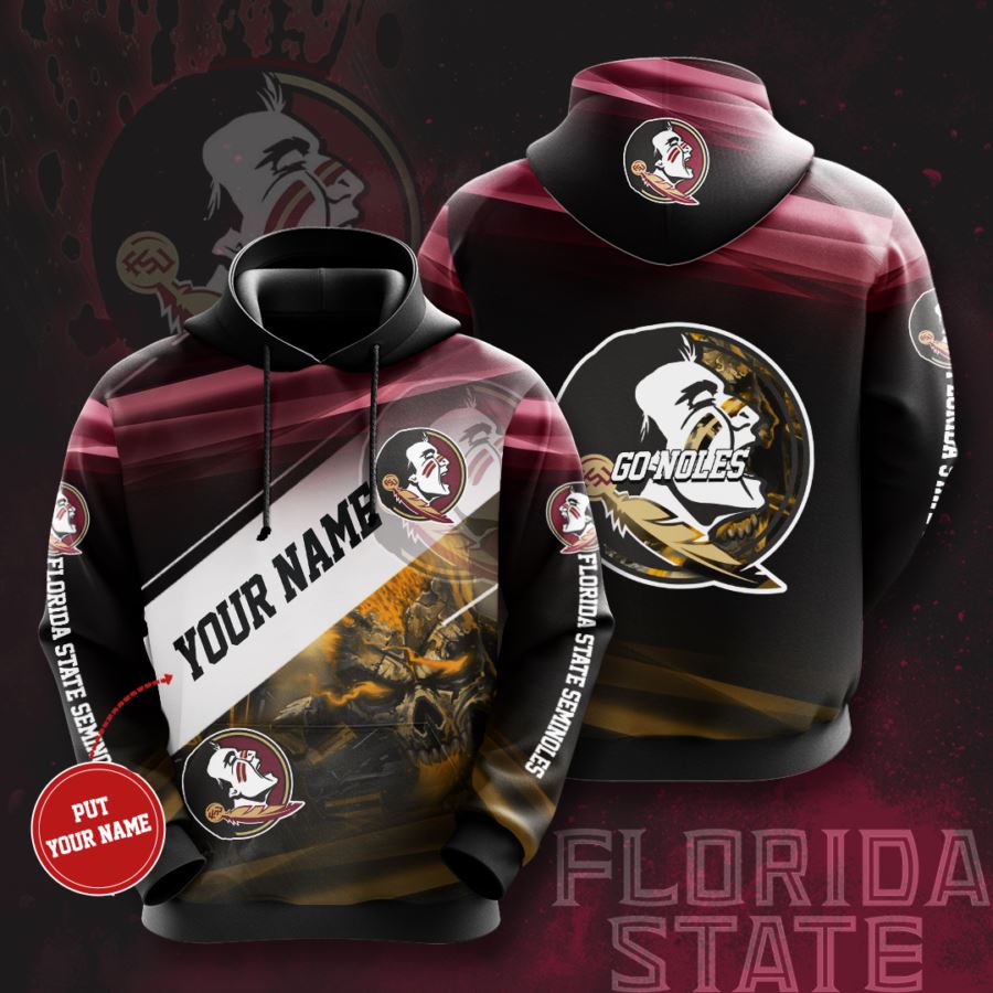 Personalized Florida State Seminoles Custom Hoodie 3D