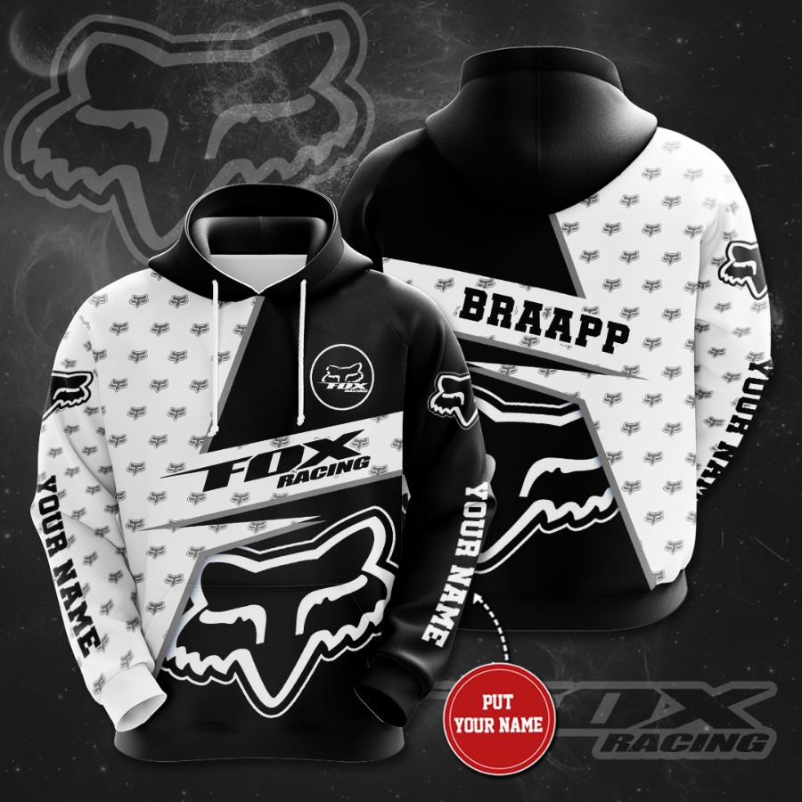 Personalized Fox Racing Custom Hoodie 3D 3 Personalized Fox Racing Custom Hoodie 3D